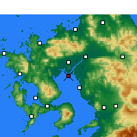 Nearby Forecast Locations - Saga AP - Map