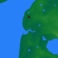 Nearby Forecast Locations - Egegik - Map