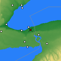 Nearby Forecast Locations - St. Catharines - Map