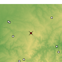 Nearby Forecast Locations - Monett - Map