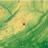 Nearby Forecast Locations - Mount Pocono - Map