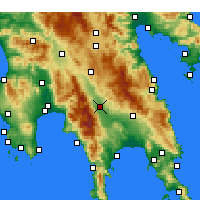 Nearby Forecast Locations - Sparta - Map