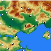 Nearby Forecast Locations - Rodolivos - Map