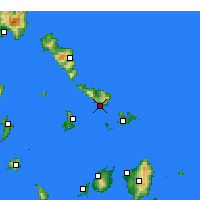 Nearby Forecast Locations - Tinos - Map