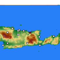 Nearby Forecast Locations - Malia - Map