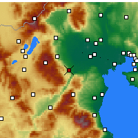 Nearby Forecast Locations - Veria - Map