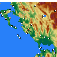 Nearby Forecast Locations - Margariti - Map