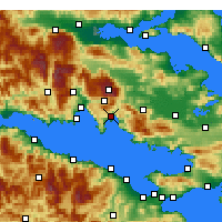 Nearby Forecast Locations - Antikyra - Map