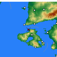 Nearby Forecast Locations - Mithymna - Map