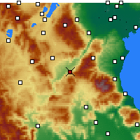Nearby Forecast Locations - Servia - Map