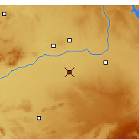 Nearby Forecast Locations - Tomelloso - Map