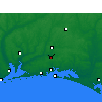 Nearby Forecast Locations - Duke Field - Map