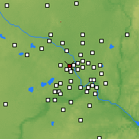 Nearby Forecast Locations - Mine./Crystal - Map