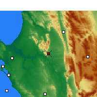 Nearby Forecast Locations - Piketberg - Map