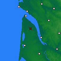 Nearby Forecast Locations - Lesparre-Médoc - Map