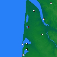 Nearby Forecast Locations - Lacanau - Map