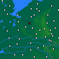 Nearby Forecast Locations - Nijkerk - Map