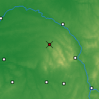 Nearby Forecast Locations - Aubigny-sur-Nère - Map