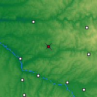 Nearby Forecast Locations - Monflanquin - Map