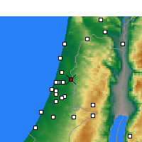 Nearby Forecast Locations - Kafr Qasim - Map