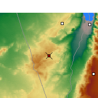 Nearby Forecast Locations - Mitzpe Ramon - Map