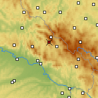 Nearby Forecast Locations - Bodenmais - Map