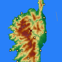 Nearby Forecast Locations - Corte - Map