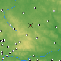 Nearby Forecast Locations - Obiechów - Map
