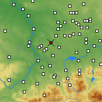 Nearby Forecast Locations - Rybnik - Map