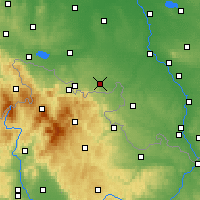 Nearby Forecast Locations - Prudnik - Map