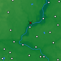 Nearby Forecast Locations - Świecie - Map