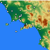 Nearby Forecast Locations - Castellammare di Stabia - Map