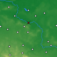 Nearby Forecast Locations - Głogów - Map