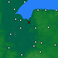 Nearby Forecast Locations - King's Lynn - Map