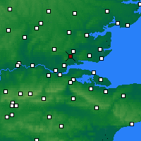 Nearby Forecast Locations - Basildon - Map