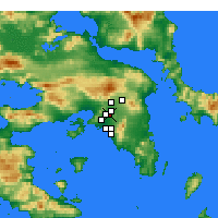 Nearby Forecast Locations - Agioi Anargyroi - Map