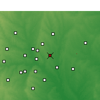Nearby Forecast Locations - Garland - Map