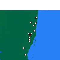 Nearby Forecast Locations - Miramar - Map