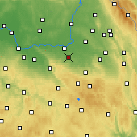 Nearby Forecast Locations - Chrudim - Map