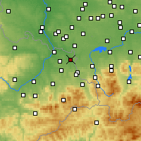 Nearby Forecast Locations - Karviná - Map