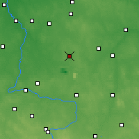 Nearby Forecast Locations - Bełchatów - Map