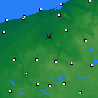 Nearby Forecast Locations - Białogard - Map