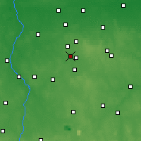 Nearby Forecast Locations - Konstantynów Łódzki - Map