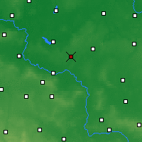 Nearby Forecast Locations - Wschowa - Map