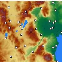 Nearby Forecast Locations - Vermio - Seli - Map