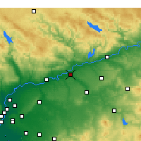 Nearby Forecast Locations - Palma del Río - Map