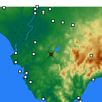 Nearby Forecast Locations - Arcos de la Frontera - Map