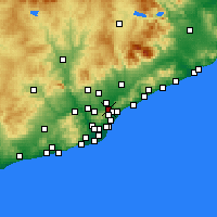 Nearby Forecast Locations - Montcada i Reixac - Map