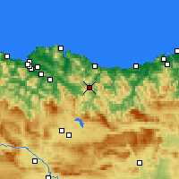 Nearby Forecast Locations - Eibar - Map