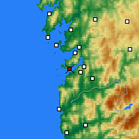 Nearby Forecast Locations - Cangas - Map